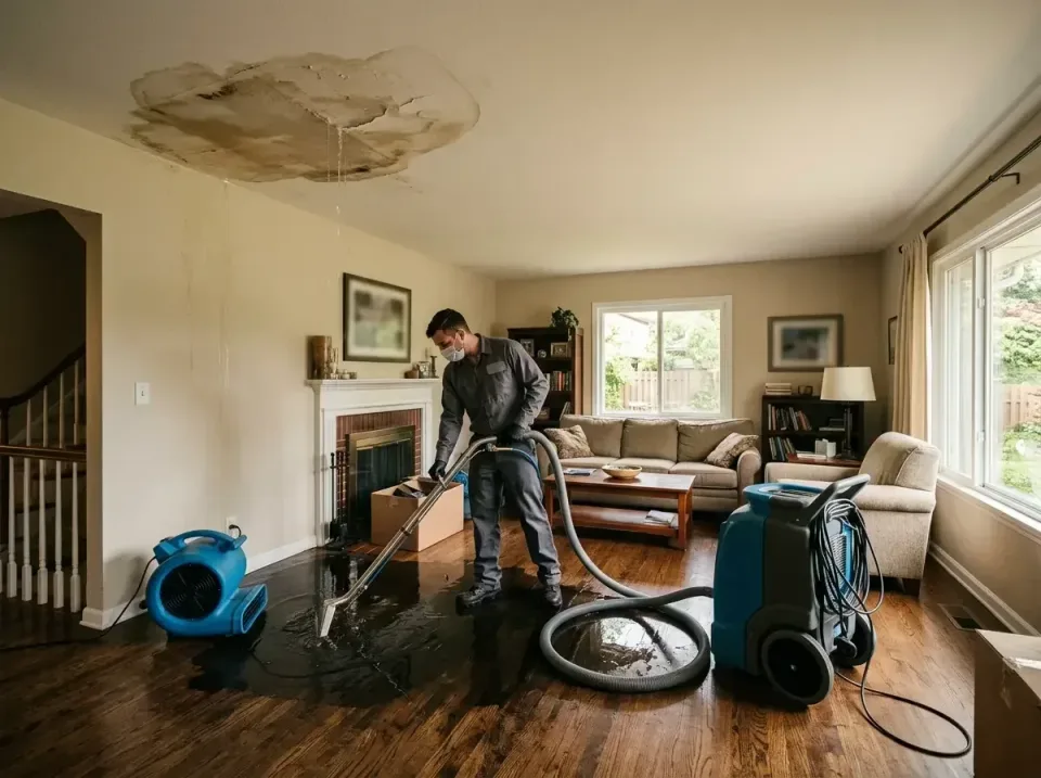 attic-pipe-burst-ceiling-drip-008 — frequently asked questions, Water Damage Restoration & Carpet Care in Hanover Park, IL